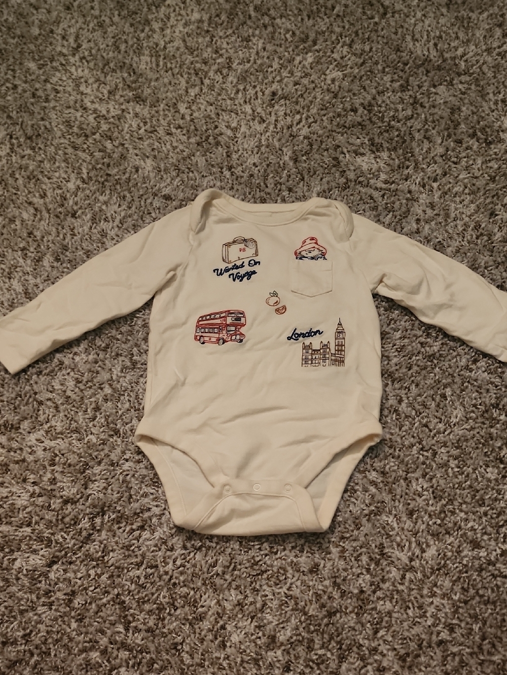 Babygap × Paddington Bodysuit, Pre-owned, Size 18-24 Months, VGUC
